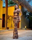 VESTIDO ANIMAL PRINT CAFE